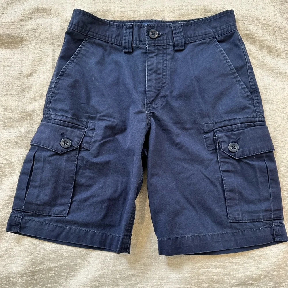 Boys Ralph Lauren Navy Cargo Shorts